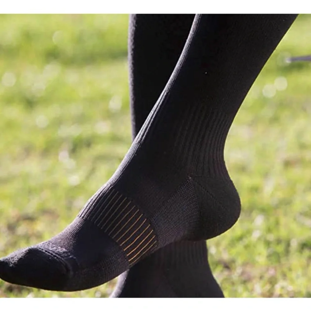 Copper Fit Energy Plus Compression Socks • Copper Infused • M 6-9 • W 7-10 NIB